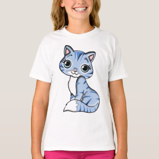 Blue cat animal feline T-Shirt