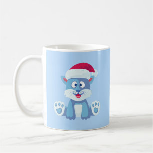 Blue Cat Coffee Mug