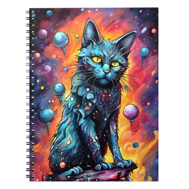 Blue Cat I Notebook (Front)