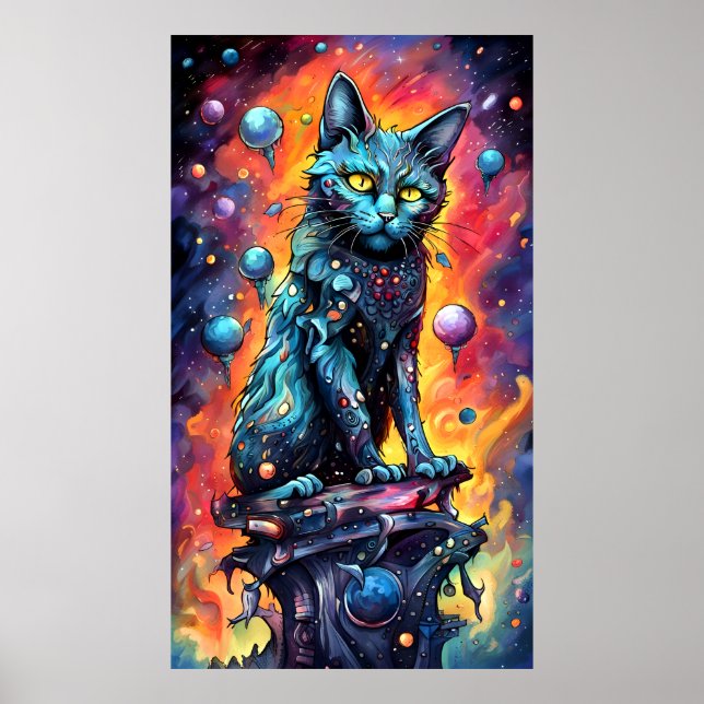Blue Cat I Poster (Front)