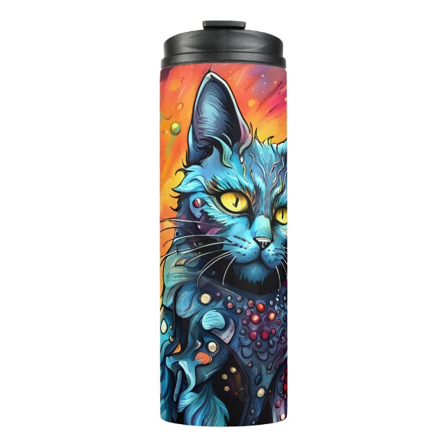 Blue Cat I Thermal Tumbler (Front)