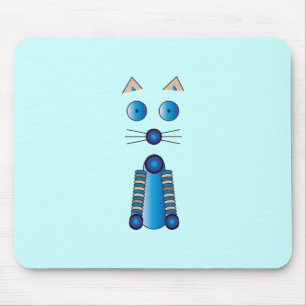 Blue CAT Mouse Mat