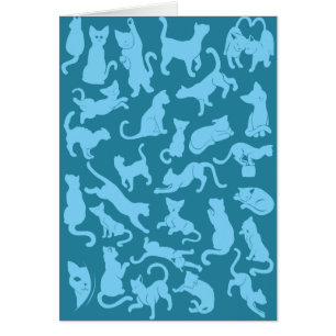 Blue Cat Pattern