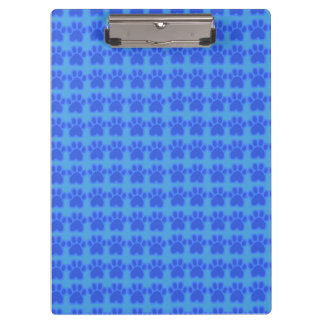 blue cat paw clipboard