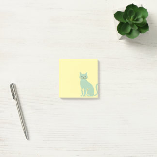 Blue Cat Post-it Notes