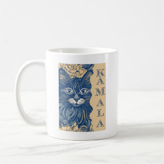 Blue Cats Wave For Kamala Coffee Mug