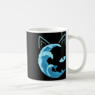 Blue Cats Wave For Kamala Funny Blue Wave Of Cat L Coffee Mug