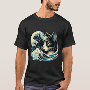 Blue Cats Wave For Kamala Funny Blue Wave Of Cat L T-Shirt