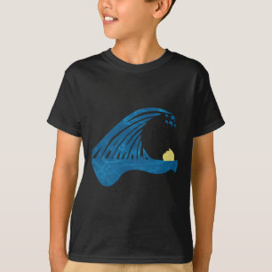 Blue Cats Wave For Kamala Funny Trump Blue Wave Of T-Shirt