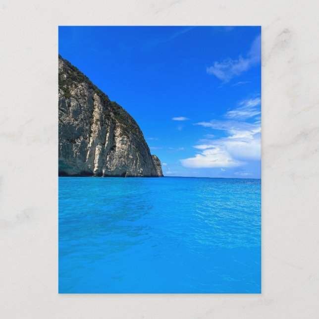 Blue Caves Zakynthos Greece Postcard (Front)