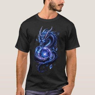Blue Celestial Dragon T-Shirt | Japanese Fantasy G