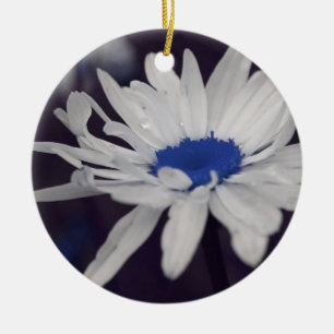 Blue Centre Daisy Flower Ornament
