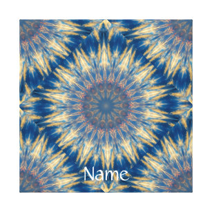 Blue Chakra Kaleidoscope Thunder_Cove  Canvas Print