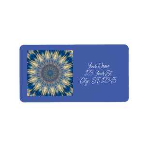 Blue Chakra Kaleidoscope Thunder_Cove Label