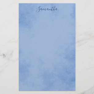 Blue Charming Stationery