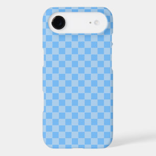 Blue checkered pattern