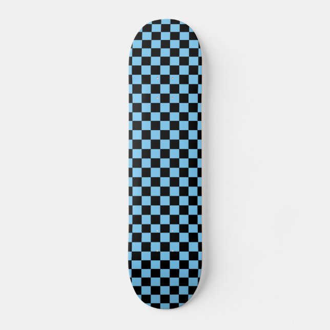 Blue Checkers Skateboard (Front)