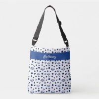 Blue Cheer Hearts, Pom Poms, Megaphone Pattern