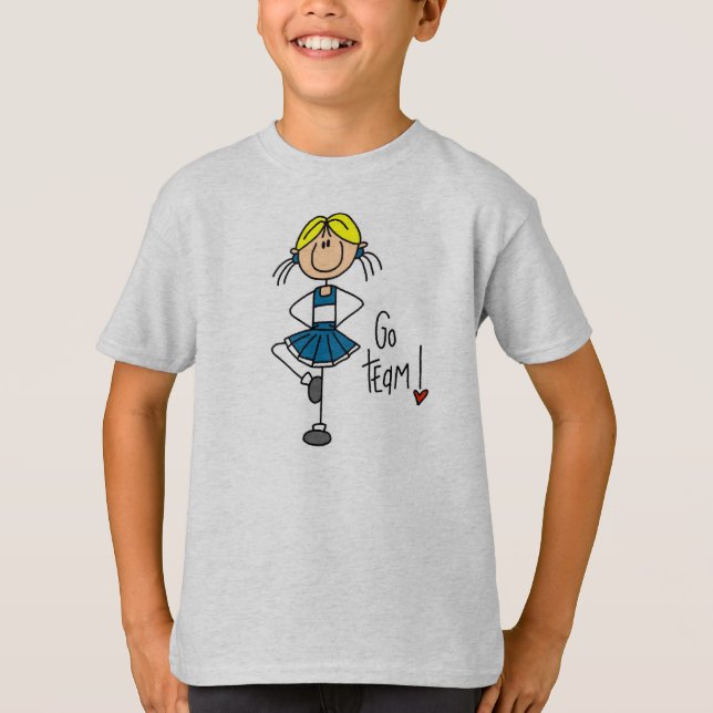 Blue Cheerleader T-Shirt (Front)