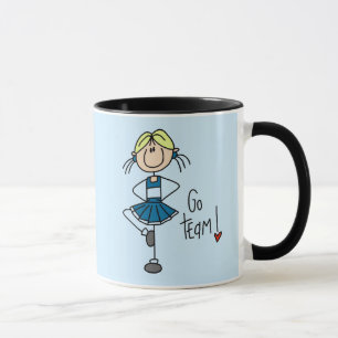 Blue Cheerleader Tshirts and Gifts Mug