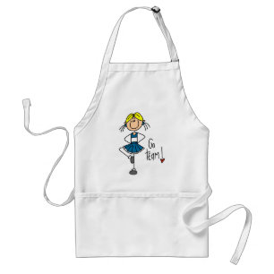 Blue Cheerleader Tshirts and Gifts Standard Apron