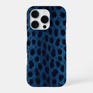 blue cheetah iPhone 16 Pro Max Case