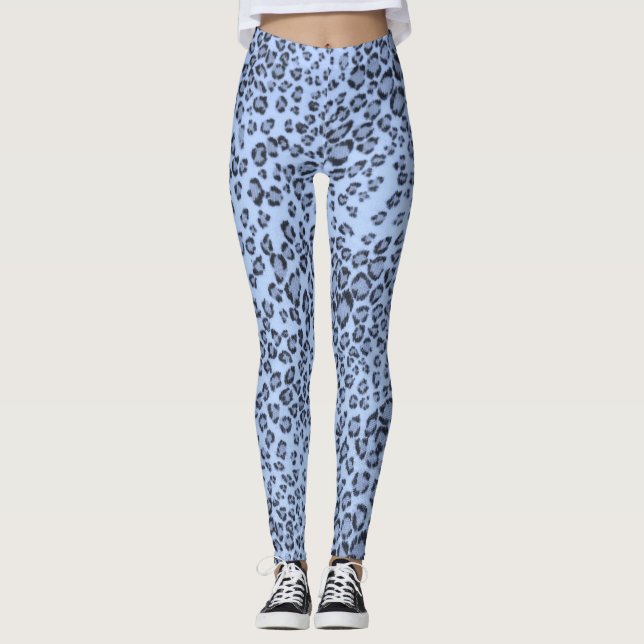 BLUE CHEETAH LEGGINGS (Front)