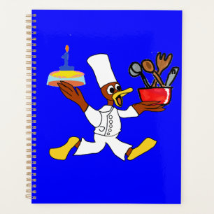 Blue Chef Ducky Kazoo Very Happy Birthday Planner