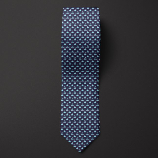 Blue Chemistry Beaker Tie (Creator Uploaded)