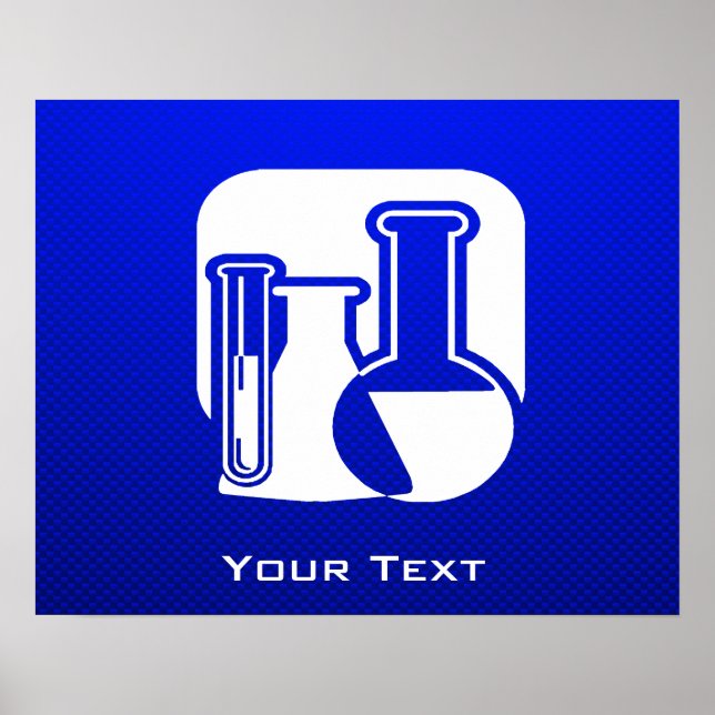Blue Chemistry Poster (Front)