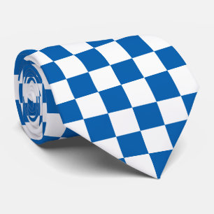 Blue Chequered Tie
