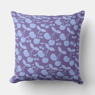Blue Cherries Pillows Girl BedRoom Pillow