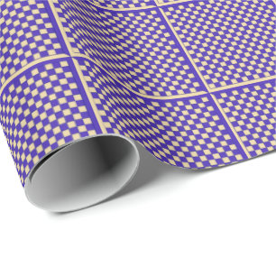 Blue Chess Wrapping Paper
