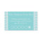Blue Chevron Discount Promotional Punch Card
