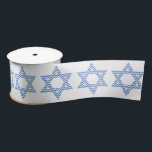 Blue Chevron Star of David Hanukkah Satin Ribbon<br><div class="desc">NewParkLane - Elegant ribbon,  with a blue chevron patterned Star of David. Perfect for Hanukkah,  a Bar Mitzvah or any other Jewish celebration!</div>