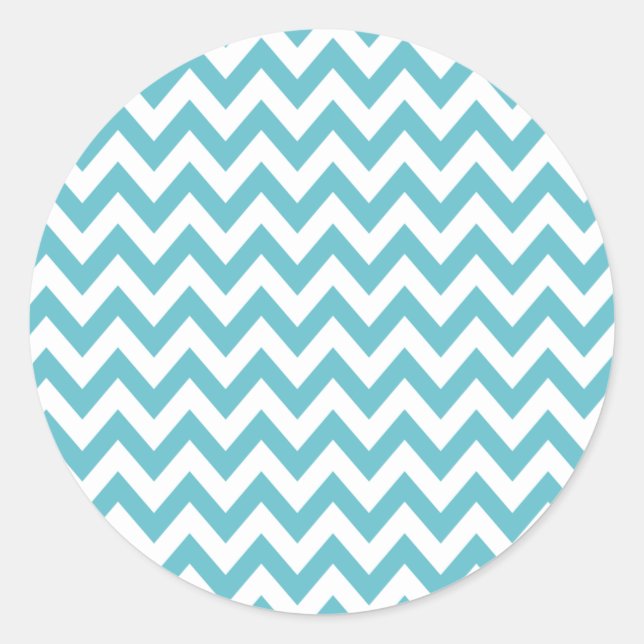 Blue Chevron Stickers (Front)
