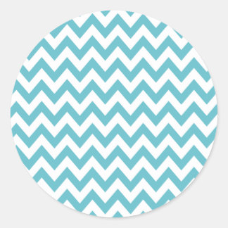 Blue Chevron Stickers