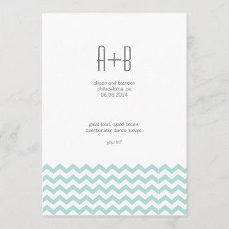 Blue Chevron You In? Save the Date
