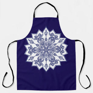 Blue China Mandela Apron