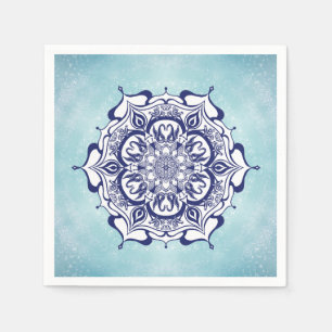 Blue China Style with creatures Napkin