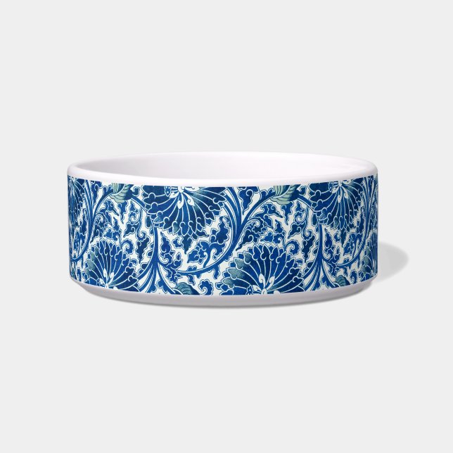 Blue Chinese Floral Pattern Bowl (Front)