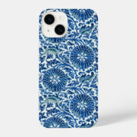 Blue Chinese Floral Pattern
