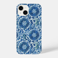 Blue Chinese Floral Pattern