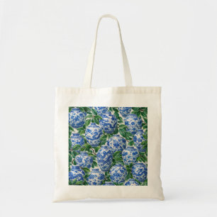 Blue Chinese Porcelain Ginger Jar Tote Bag