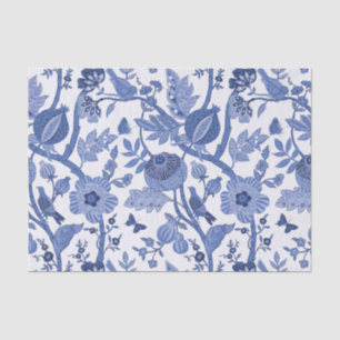 Blue Chinoiserie Design Decoupage Tissue Paper