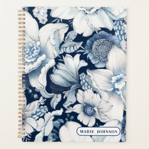 Blue Chinoiserie Personalised Planner