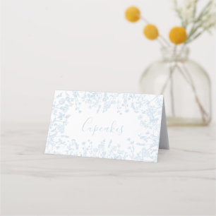 Blue Chinoiserie Place setting cards