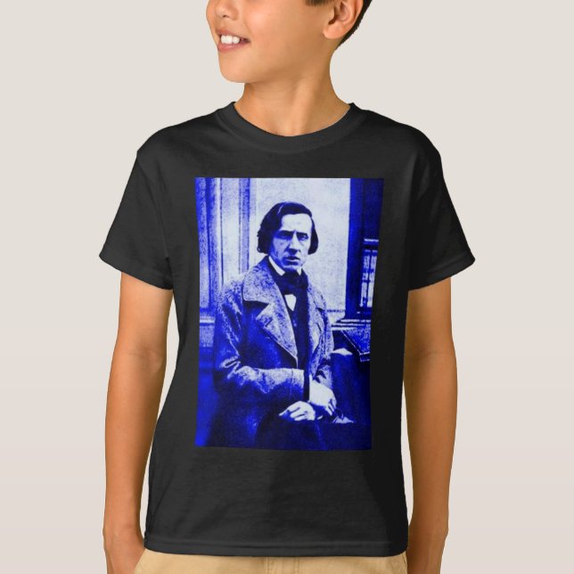 Blue Chopin T-Shirt (Front)