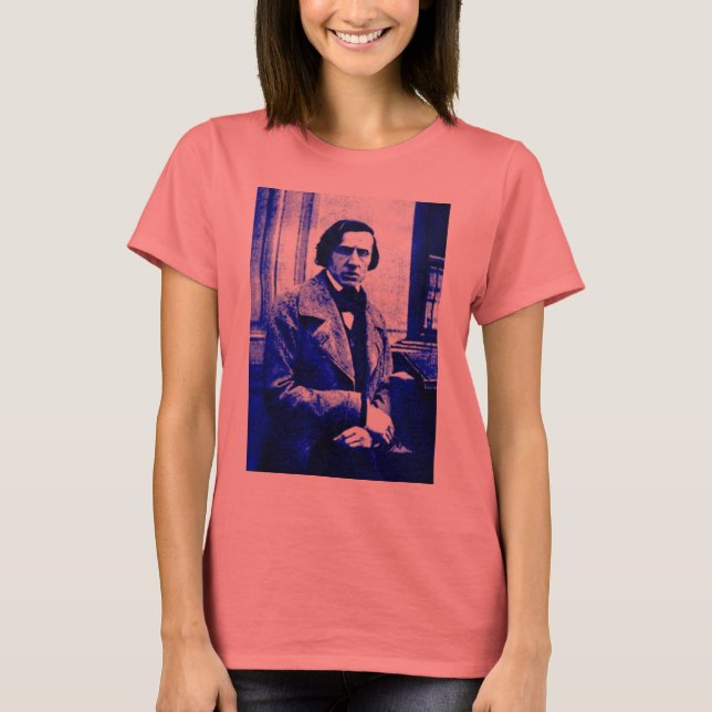 Blue Chopin T-Shirt (Front)