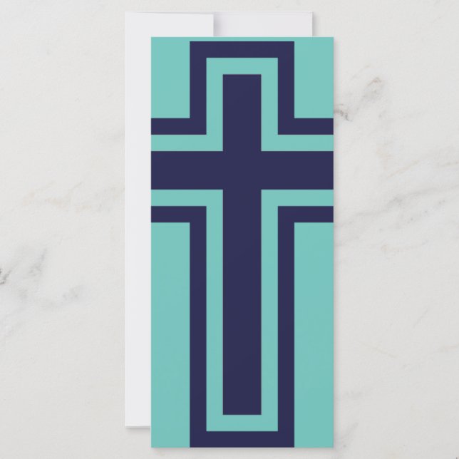 Blue Christian cross different variants (Front)